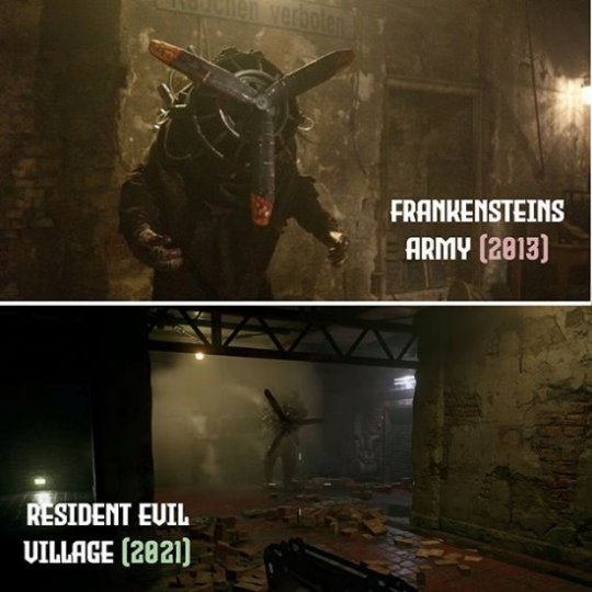 《生化危机8》被曝抄袭电影怪物设计 都是螺旋桨头