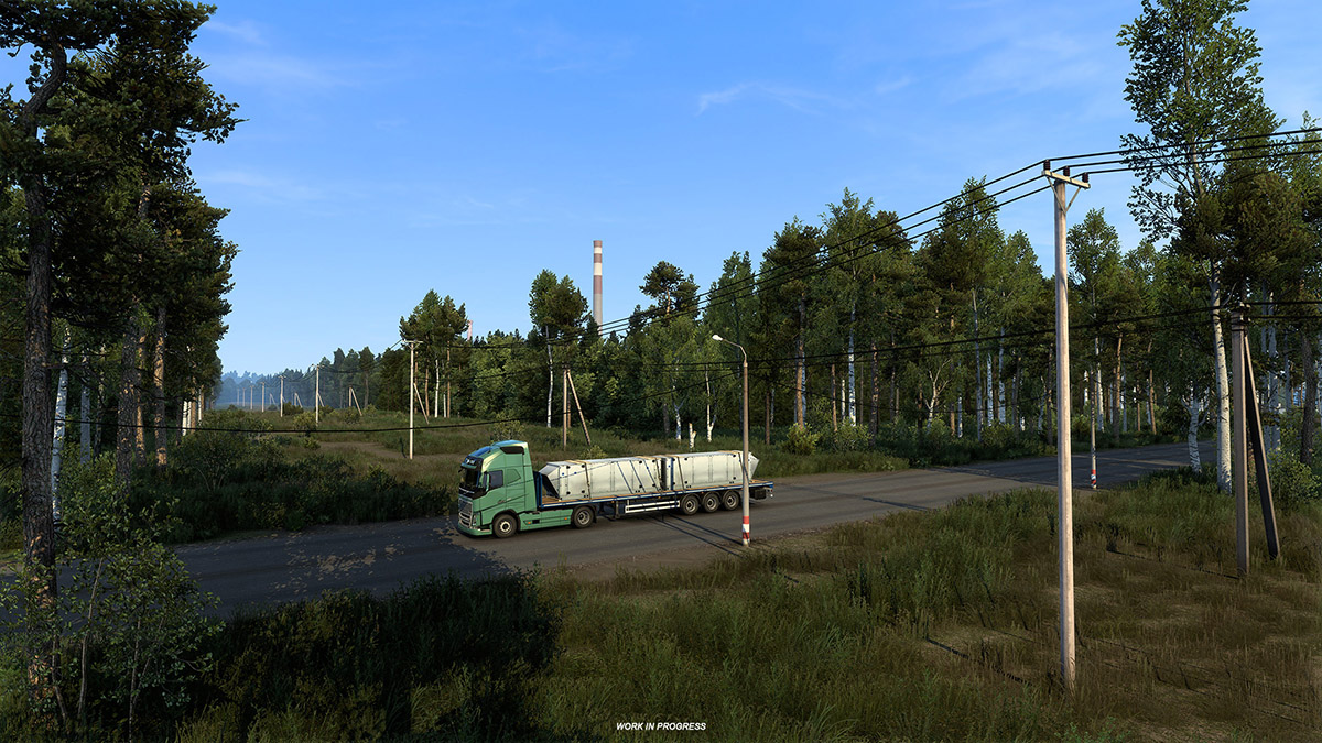 《欧洲卡车模拟2》“俄罗斯之心”DLC上架Steam商城页面