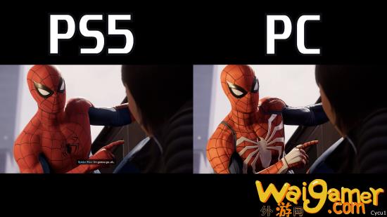《漫威蜘蛛侠》PC版vsPS5版对比 PC版整体色调偏暖