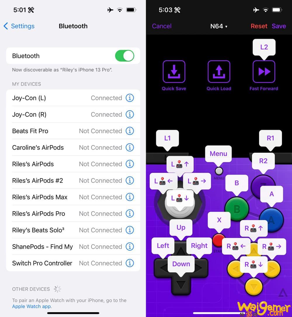 iOS  16支持任天堂Switch  手把！ 用joy  con玩手机游戏非难事