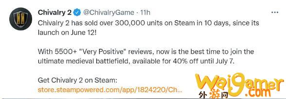 《骑士精神2》登陆Steam后销量再达30万超爽砍杀体验，骑士精神2登录错误