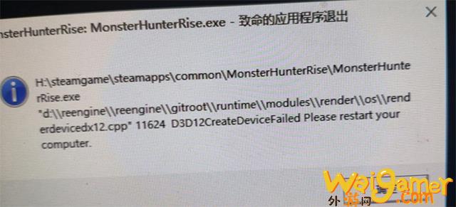 《怪物猎人崛起》PC版致命应用程序错误的解决办法(怪物猎人崛起捏脸数据女)