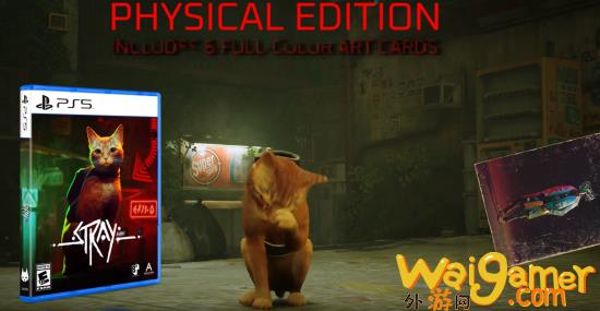 《流浪》PS5实体版宣传片：包含彩色卡片、海报等内容