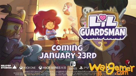 解谜游戏《Lil' Guardsman》发售日预告 1月23日发售(解谜游戏《12分钟 》大结局)